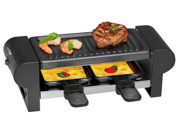 Clatronic 2 Personen Raclette Grill RG 3592 schwarz