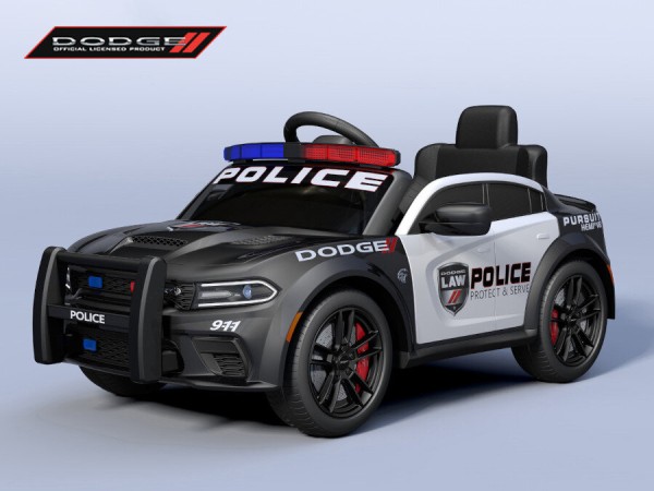 Elektro Kinderfahrzeug Dodge Polizei