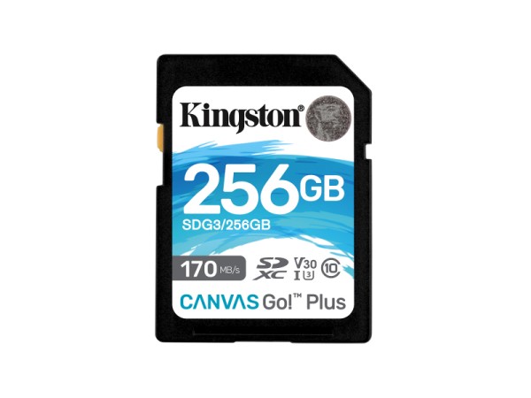 Kingston Canvas Go! Plus SDXC 256GB UHS-I SDG3/256GB