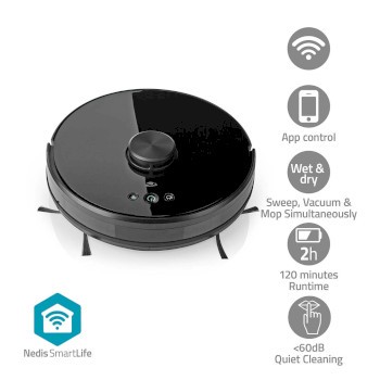 SmartLife Roboter-Staubsauger | Laser-Navigation | Wi-Fi