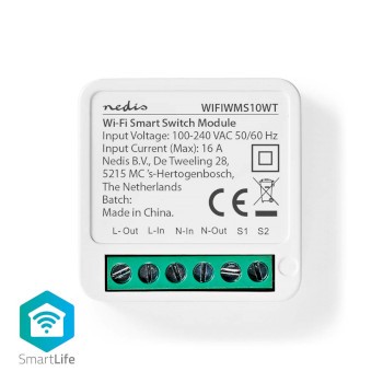 SmartLife Power Switch | Wi-Fi | 3680 W | Terminal Anschluß | App erhältlich für: Android? / IOS