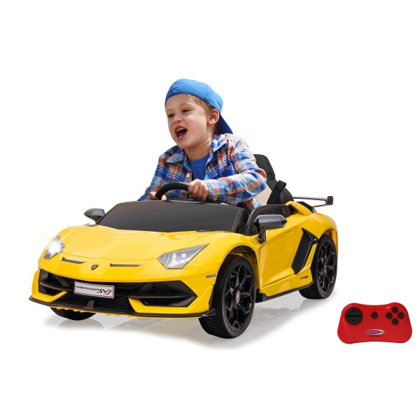 Elektro Kinderfahrzeug Lamborghini Aventador SVJ