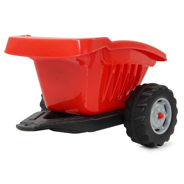 Anhänger Ride-on rot für Traktor Strong Bull