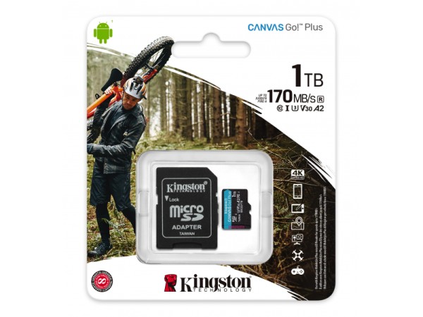 Kingston Canvas Go Plus MicroSDXC 1TB + Adapter SDCG3/1TB