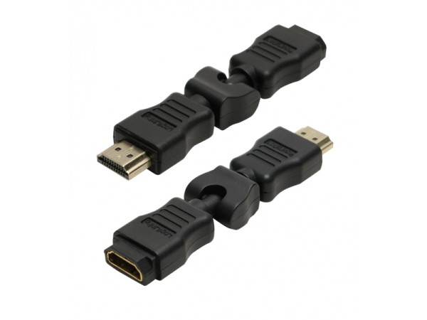 LogiLink HDMI-Adapter A/M zu A/F 270° Drehbar 4K/30 Hz Schwarz AH0012