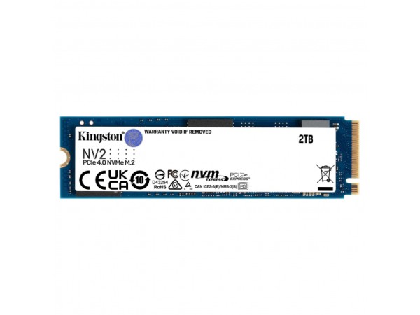 Kingston 2TB SSD NV2 M.2 2280 PCIe 4.0 NVMe SNV2S/2000G