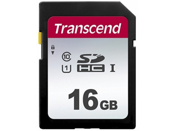 Transcend SD Card 16GB SDHC SDC300S 95/45 MB/s TS16GSDC300S