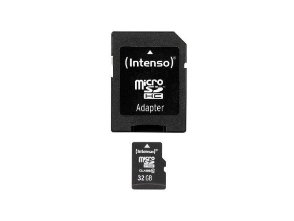 MicroSDHC 32GB Intenso +Adapter CL10 Blister