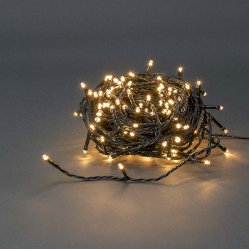 Weihnachtsbeleuchtung | Schnur | 180 LED's | Warmweiss | 13.50 m | Lichteffekte: 7 | Innen- und Auss