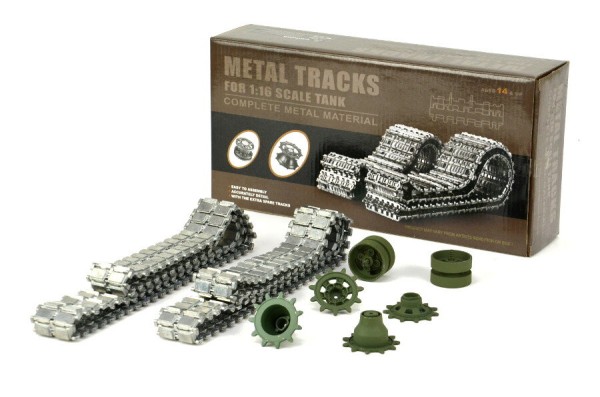 Metallkettenset Leopard 2A6