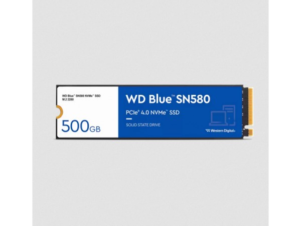 WD Blue SN580 SSD 500GB M.2 4000MB/s WDS500G3B0E