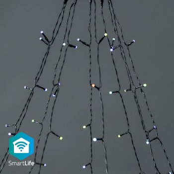 SmartLife Weihnachtsbeleuchtung | Baum | Wi-Fi | RGB | 180 LED's | 10 x 2 m | Android? / IOS