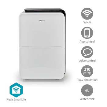 SmartLife Luftentfeuchter | Wi-Fi | 30 l/Tag | Entfeuchtung / Kontinuierlich / Trockene wäsche / Bel