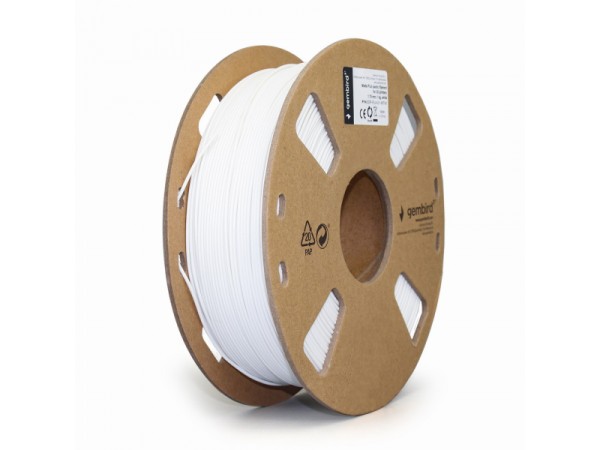 Gembird Filament Matte PLA Baltas 1.75mm 1kg 3DP-PLA-01-MTW