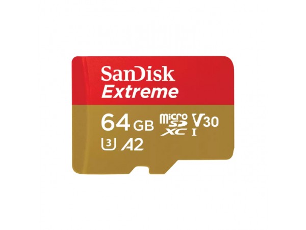 SanDisk MicroSDXC Extreme 64GB - SDSQXAH-064G-GN6MA