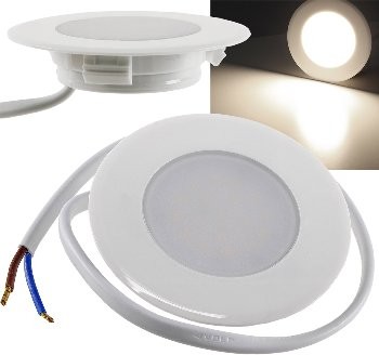 LED-Einbauleuchte "EBL-HV65w", weiß