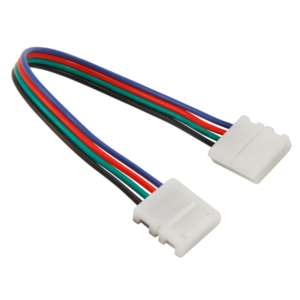 Verbinder für LED-Stripe, flexibel, 4Pin auf 4Pin, RGB, 10mm