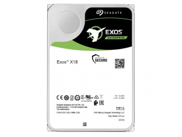 Seagate Exos X18 HDD 12TB 3,5 SATA - ST12000NM000J