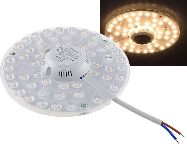 LED Umrüstmodul "UM24ww" für Leuchten / Ø180mm, 24W, 2680lm, 3000K, Magnethalter