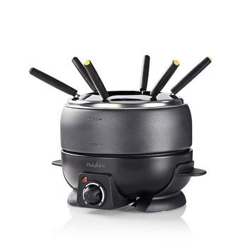 Fondue-Set | 6 Personen | 2.3 l | Einstellbare Temperaturregelung | 800 W | Cool touch Griff | Anti-