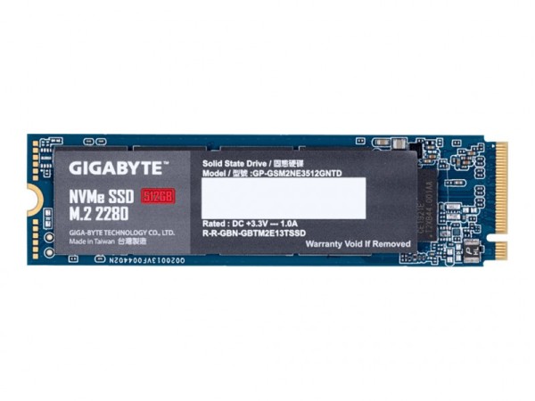 Gigabyte SSD 512 GB M.2 PCIe GP-GSM2NE3512GNTD