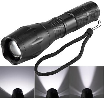 LED-Taschenlampe "CTL10 Zoom" 10W - ØxL 136x37mm, Zoomfunktion, 350 Lumen