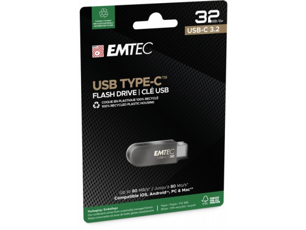 Emtec USB Flash Drive 32GB C280 USB-C 3.2