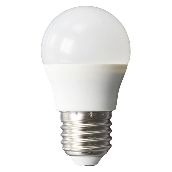 LED Tropfenlampe McShine, E27, 6W, 480lm, 160°, 4000K, neutralweiß, Ø45x78mm