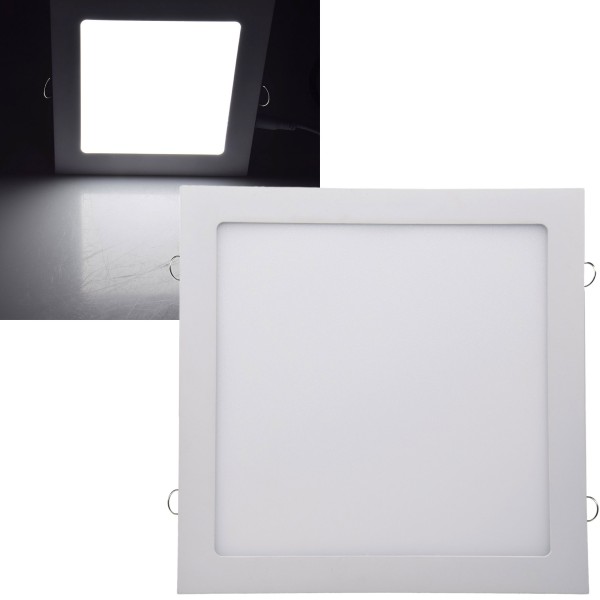 LED Licht-Panel "QCP-30Q", 30x30cm / 230V, 24W, 2160 Lumen,4200K /neutralweiß