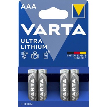 Lithium-Batterie AAA 4-Blisterkarte