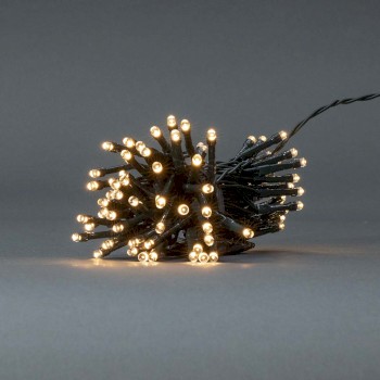 Weihnachtsbeleuchtung | Schnur | 48 LED's | Warmweiss | 3.60 m | Lichteffekte: 7 | Innen- und Aussen