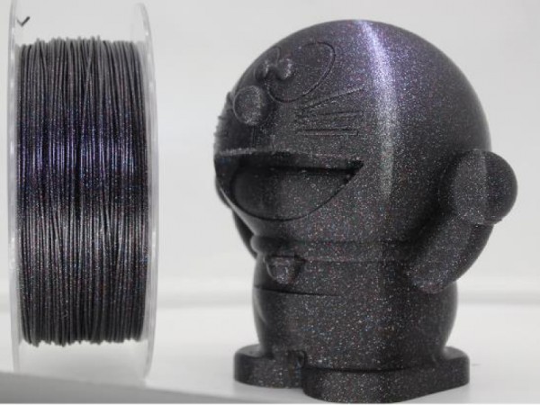 Gembird Filament, PLA \'Three galaxy\' black 1.75mm, 1kg 3DP-PLA-MX3-01-GBK