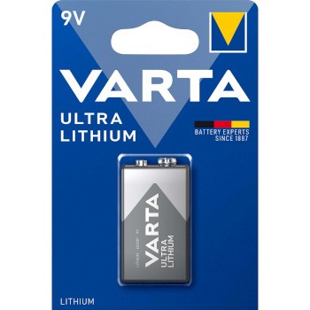 Lithium-Batterie 9 V 9 V 1-Blister