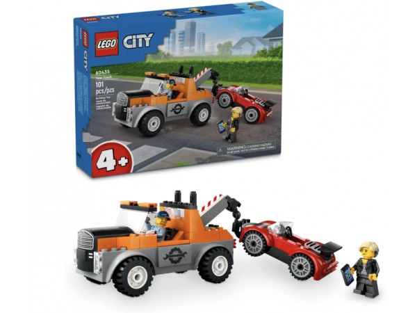 LEGO City - Abschleppwagen mit Sportauto (60435)