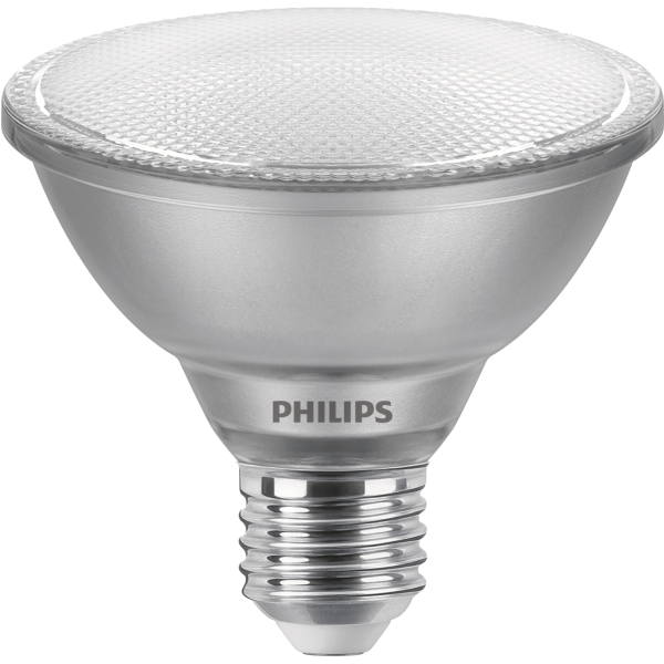 LED-Strahler Philips, E27, 9,5W, 3000K, 760lm, 230V, dimmbar