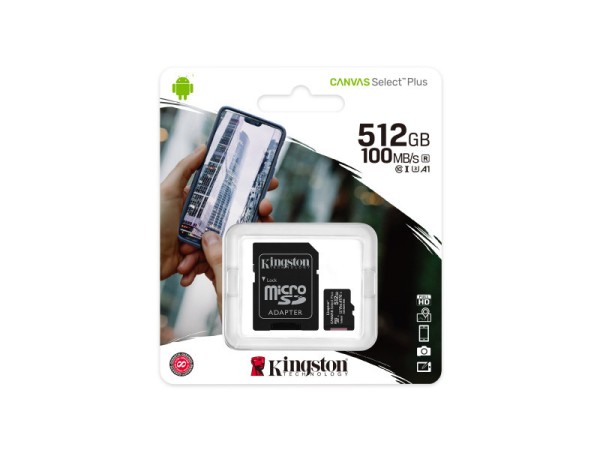 Kingston Canvas Select Plus MicroSDXC 512GB UHS-I SDCS2/512GB