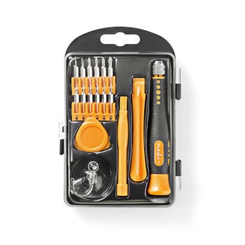 Phone/tablet repair set | 17-in-1 | PC / Smartphone / Tablette | Philips Bits | Geschlitzt Bits | Pe