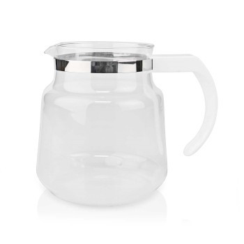 Glaskaffeekanne | Kompatibel mit: Moccamaster K / KB/ 1 0PL / Excellent 10S | 1.2 l | Weiss