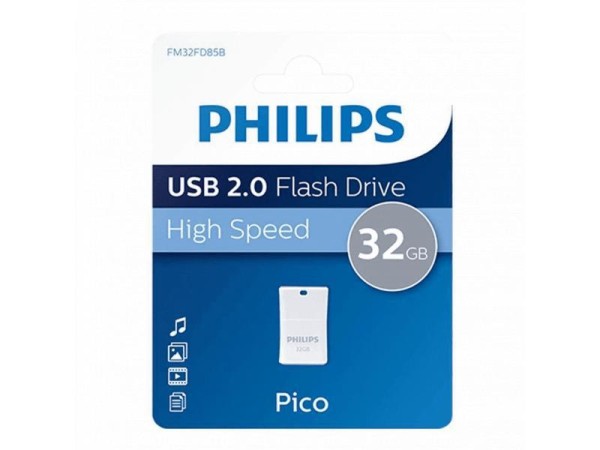 Philips USB-Stick 32GB 2.0 USB Drive Pico FM32FD85B/00